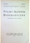 Polski Słownik Biograficzny Zeszyt 109