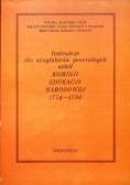 Instrukcje dla wizytatorów generalnych szkół Komisji Edukacji Narodowej 1774 - 1794