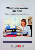 Wzory sprawozdań dla NGO