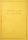 Studia nad folwarkiem szlacheckim w Polsce w latach 1500 1580