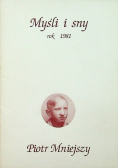 Myśli i sny rok 1981