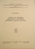 Studia nad językiem filomatów i filaretów
