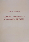 Teoria typologia i historia języka