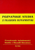 Poznańskie studia z filozofii humanistyki