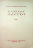 Materiały starożytne tom II