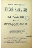 Roczniki Katolickie na Rok Pański 1934 tom XII 1934r