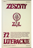 Zeszyty literackie nr 72