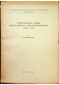 Inwentarze dóbr biskupstwa chełmińskiego