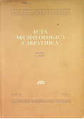 Acta Archaelogica Carpathica tom II