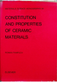 Constitution and Properties of Ceramic Materials