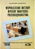 Współczesne metody wyceny wartości przedsiębiorstwa