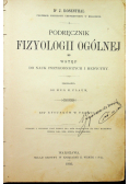 Podręcznik Fizyologii ogólnej 1903 r