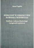 Moralność w perspektywie słownika i wypowiedzi