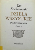 Dzieła wszystkie Psałterz Dawidów Część 4