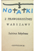 Notatki z prawobrzeżnej Warszawy