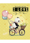 Notatnik ozdobny 104x124/64K linia Panda