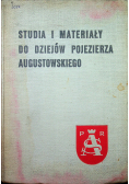 Studia i materiały do dziejów Pojezierza Augustowskiego