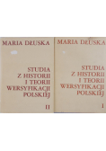 Studia z historii i teorii wersyfikacji polskiej Tom I i II