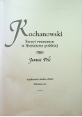 Kochanowski Szczyt renesansu w literaturze polskiej