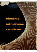Równania różniczkowe cząstkowe