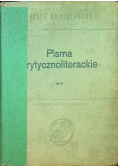 Pisma krytycznoliterackie tom II