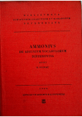 Ammonivs de adfinivm vocabvlorvm differentia