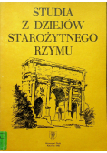 Studia z dziejów starożytnego Rzymu