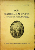 Acta pontificalium operum