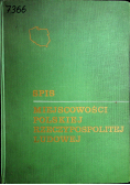 Spis miejscowości Polskiej Rzeczypospolitej Ludowej