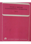Studia z historii kaznodziejstwa i homiletyki Tom III