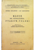 Klucz do oznaczania ptaków Polski 1938 r.
