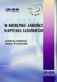 W kierunku jakości kapitału ludzkiego