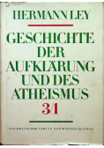 Geschichte der Aufklarung und des Atheismus Band 3 / 1
