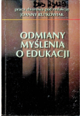 Odmiany myślenia o edukacji