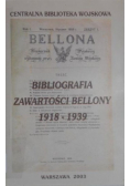 Bibliografia zawartości Bellony 1918 - 1939