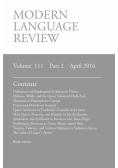 Modern Language Review (111