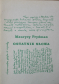 Ostatnie słowa