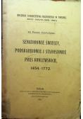 Senatorowie świeccy podskarbiowie i starostowie Prus Królewskich 1921 r