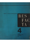 Teksty w muzyce współczesnej Res facta 4
