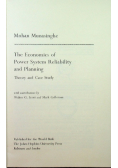 The economics of power system reliability planning munasinghe