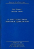 O statystycznych prawach językowych