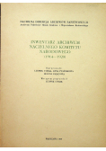 Inwentarz Archiwum Naczelnego Komitetu Narodowego 1914 1920