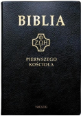 Biblia pierwszego Kościoła złocona czarna