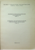 Sympozjum psychofarmakologii i psychoterapii Część I
