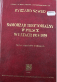 Samorząd terytorialny w Polsce w latach 1918 - 1939
