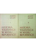 Historia tolerancji w wieku reformacji tom I - II
