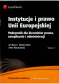 Instytucje i prawo Unii Europejskiej