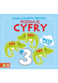 Nauka z grubym obrysem Poznaję cyfry