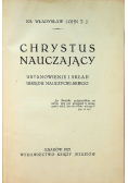 Chrystus nauczający 1927 r