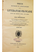 Litterature Francaise 1880 r.